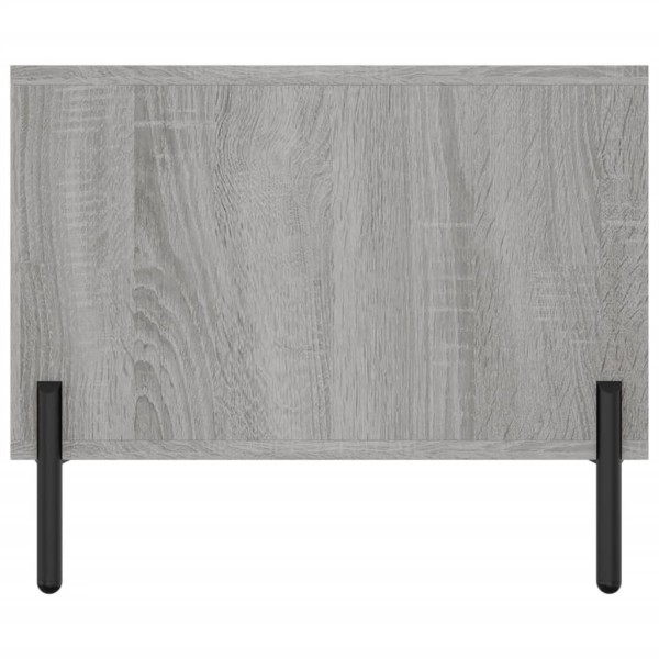 Mesa de centro madera contrachapada gris Sonoma 102x50x40 cm