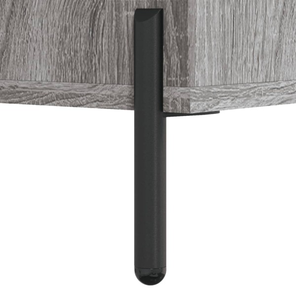 Mesa de centro madera contrachapada gris Sonoma 102x50x40 cm