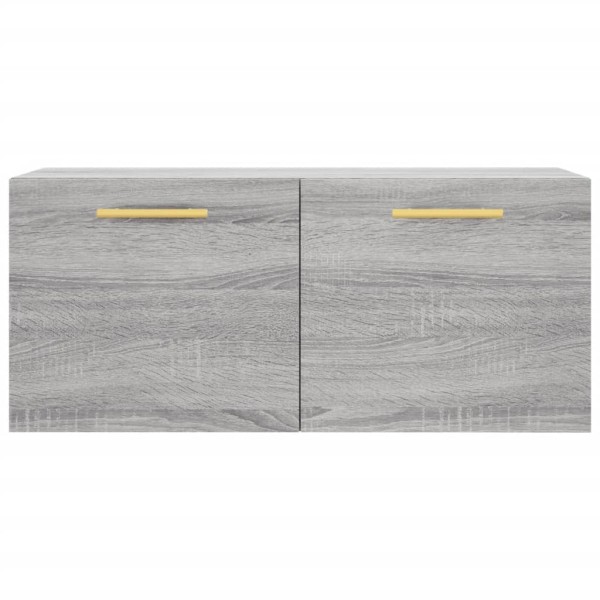 Armario de pared madera de ingeniería gris Sonoma 80x36,5x35 cm