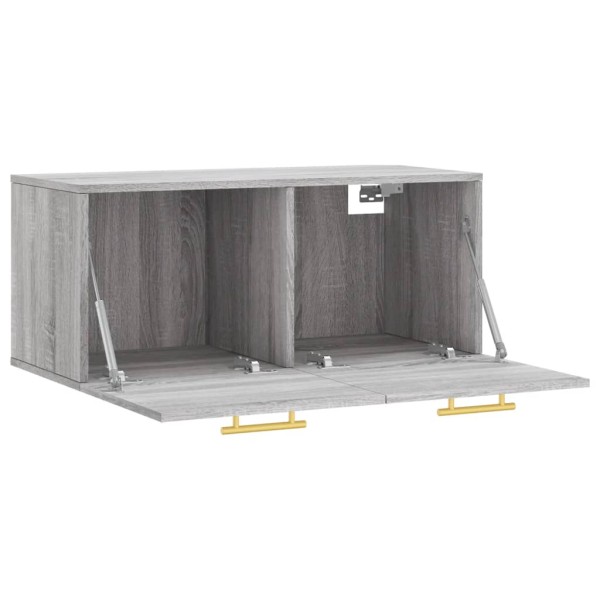 Armario de pared madera de ingeniería gris Sonoma 80x36,5x35 cm