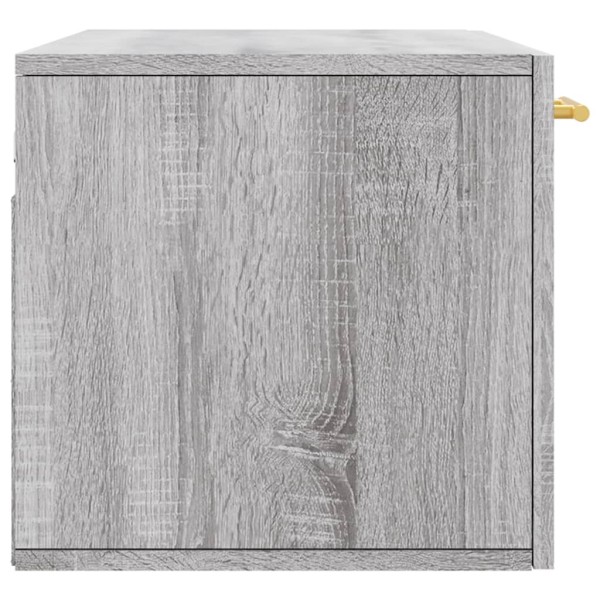 Armario de pared madera de ingeniería gris Sonoma 80x36,5x35 cm