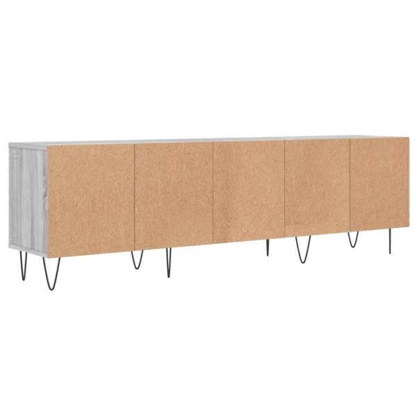 Mueble para TV madera contrachapada gris Sonoma 150x30x44,5 cm