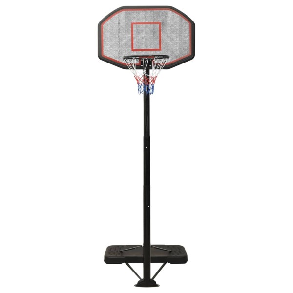 Canasta de baloncesto polietileno negro 258-363 cm