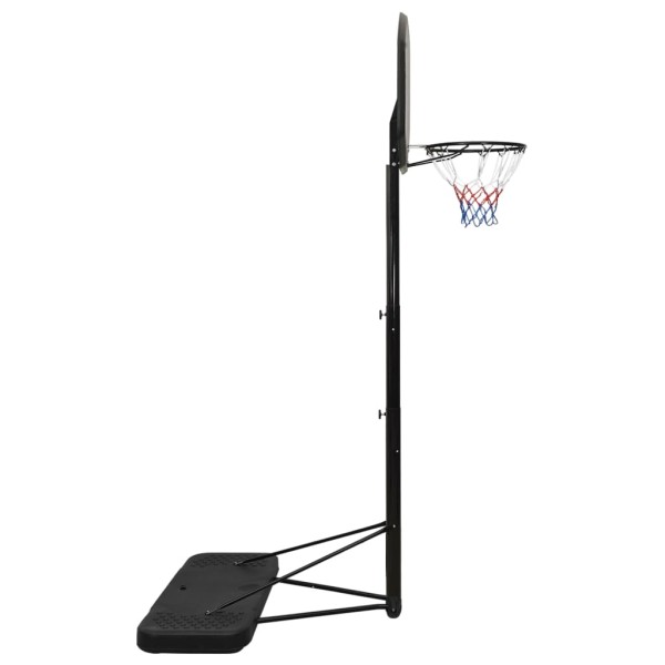 Canasta de baloncesto polietileno negro 258-363 cm