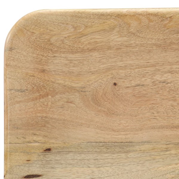 Mesa de centro de madera maciza de mango 45x45x40 cm