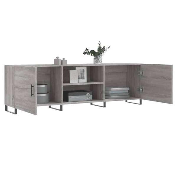 Mueble para TV madera de ingeniería gris Sonoma 150x30x50 cm