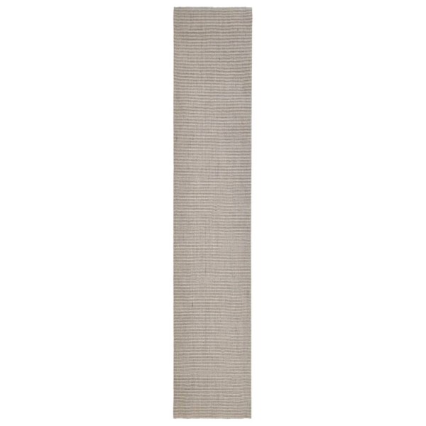 Alfombra de sisal natural color arena 66x350 cm