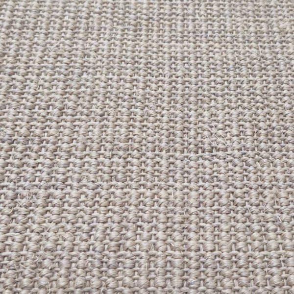 Alfombra de sisal natural color arena 66x350 cm