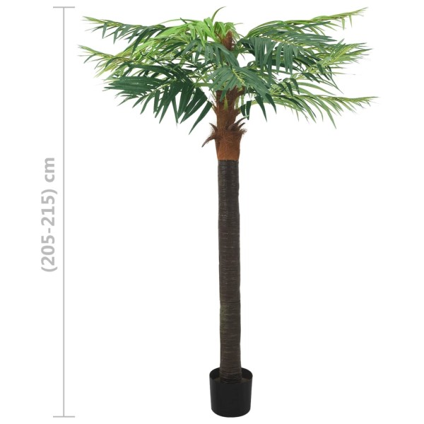 Palmera fénix artificial con macetero 215 cm verde