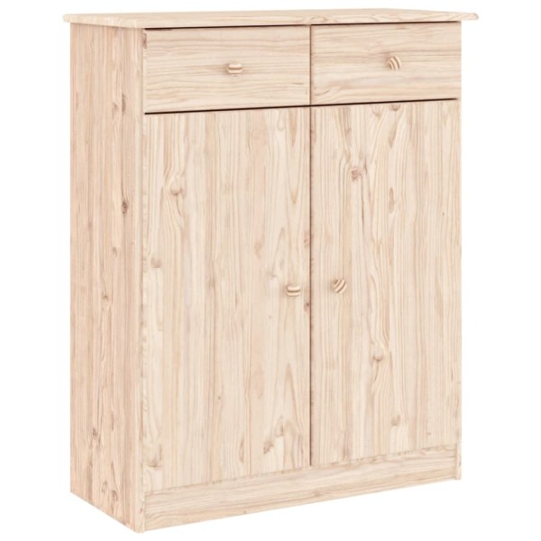 Mueble zapatero ALTA madera maciza de pino 77x35x96 cm