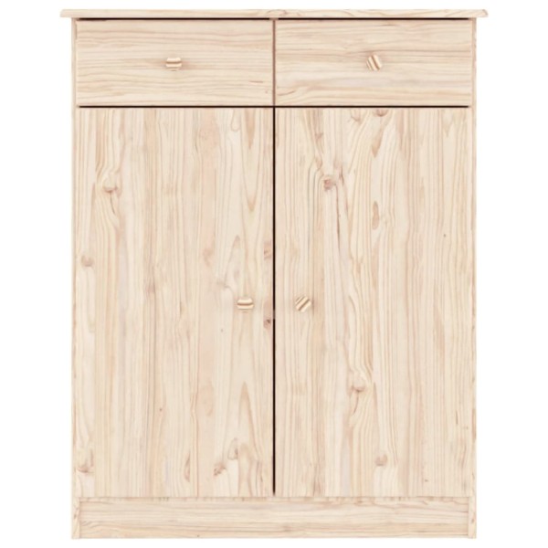 Mueble zapatero ALTA madera maciza de pino 77x35x96 cm