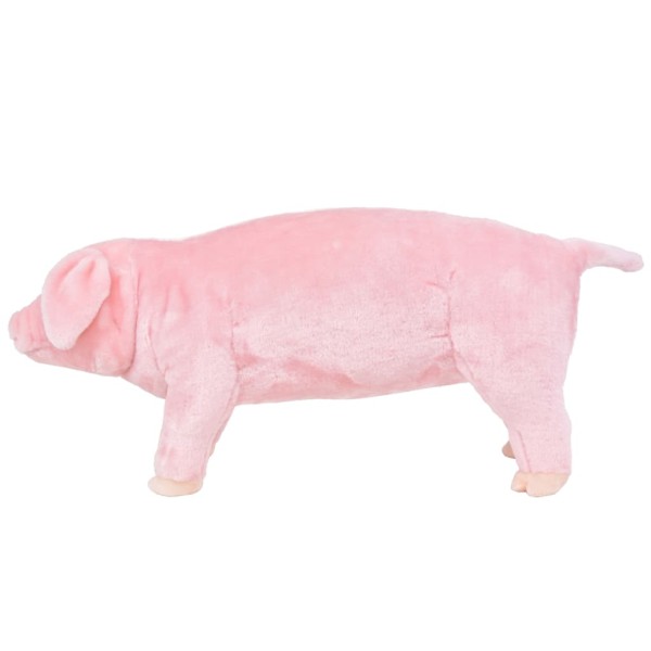 Cerdito de peluche de pie rosa XXL