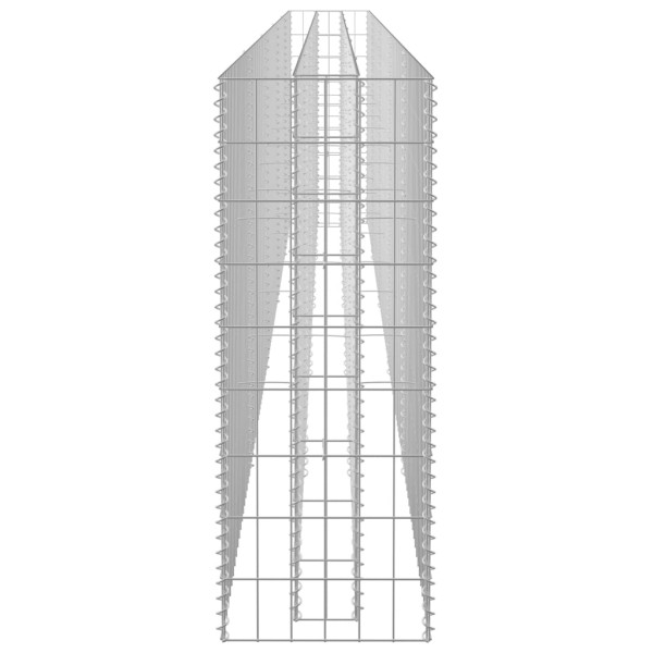 Arriate de gaviones de acero galvanizado 450x30x90 cm