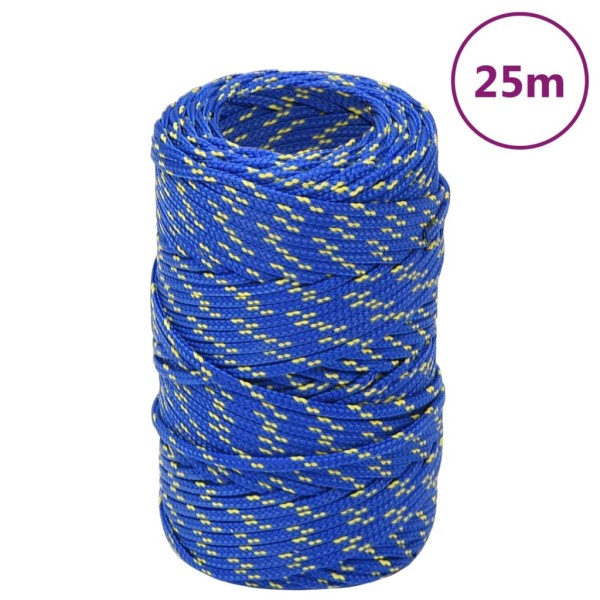 Cuerda de barco polipropileno azul 2 mm 25 m