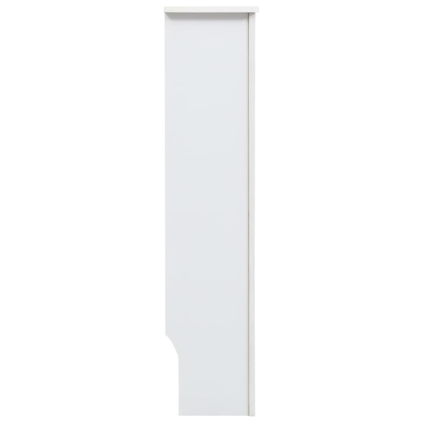 Cubierta para radiador MDF blanco 112x19x81,5 cm