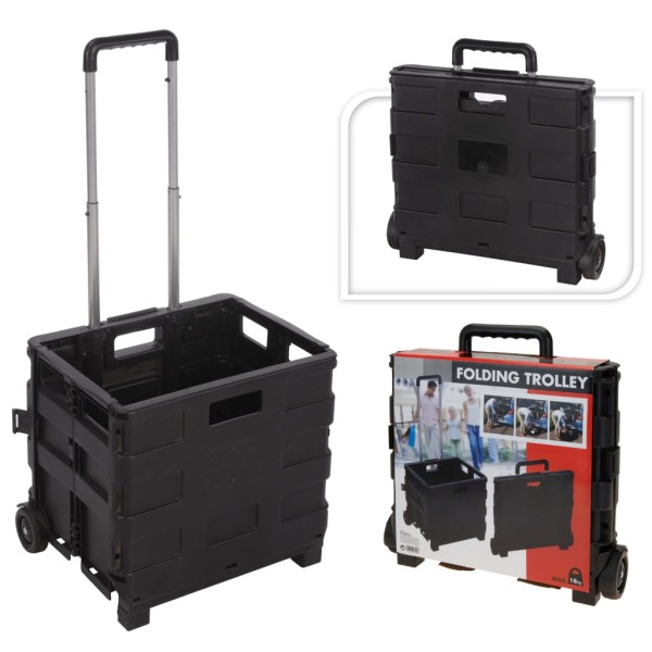 H&S Collection Trolley de transporte de aluminio con caja