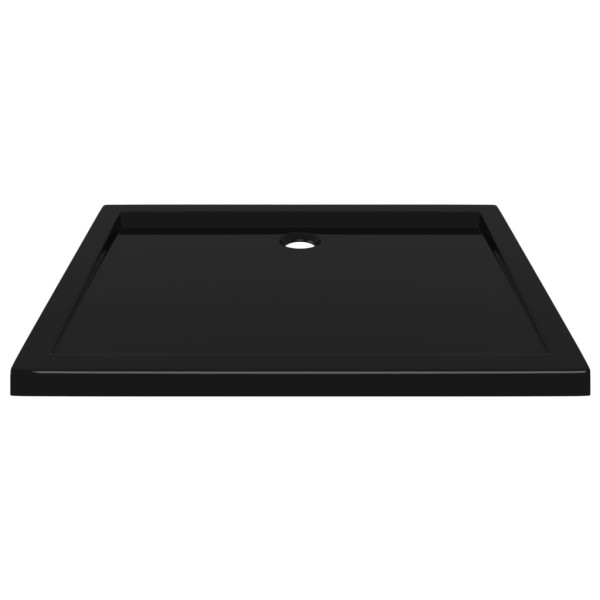 Plato de ducha rectangular negro ABS 70x90 cm