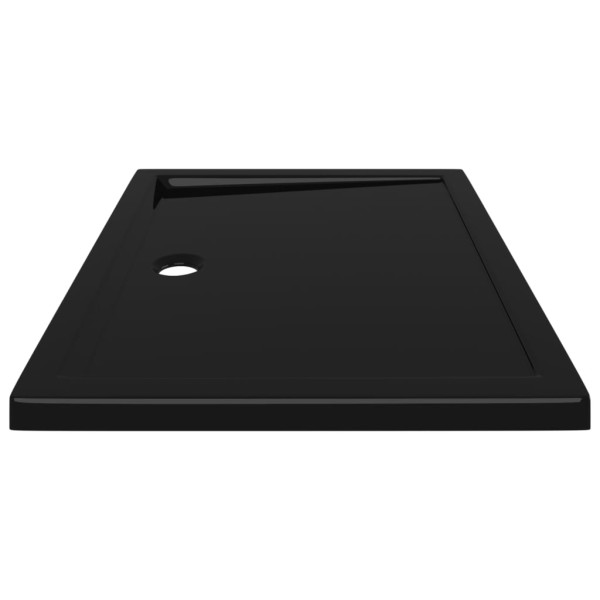 Plato de ducha rectangular negro ABS 70x90 cm