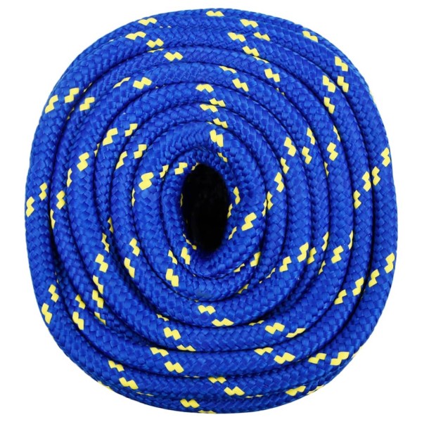 Cuerda de barco polipropileno azul 16 mm 100 m