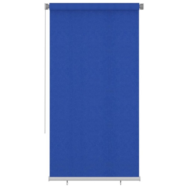 Persiana enrollable de jardín HDPE azul 120x230 cm