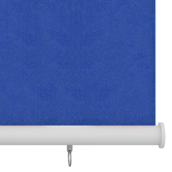 Persiana enrollable de jardín HDPE azul 120x230 cm