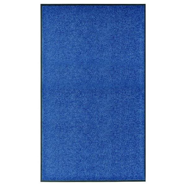 Felpudo lavable azul 90x150 cm