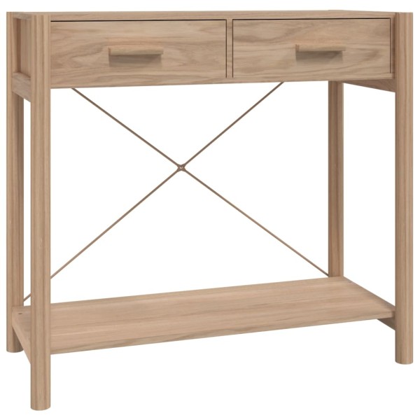 Mesa consola de madera contrachapada 82x38x75 cm