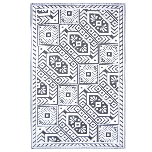 Esschert Design Alfombra de exterior rombos 182x122 cm