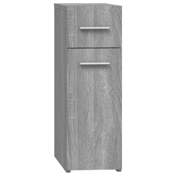 Armario botiquín madera contrachapada gris Sonoma 20x45,5x60cm