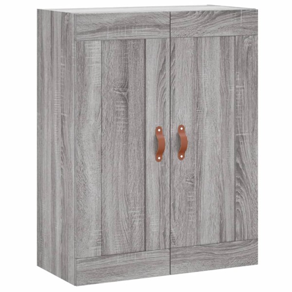 Armario de pared madera ingeniería gris Sonoma 69,5x34x90 cm