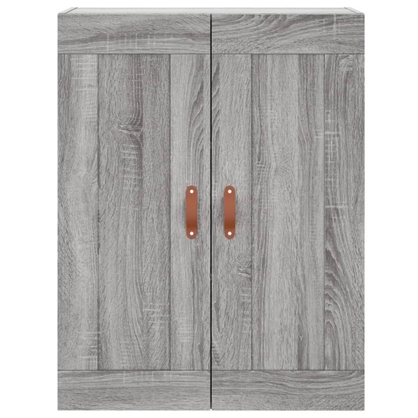 Armario de pared madera ingeniería gris Sonoma 69,5x34x90 cm