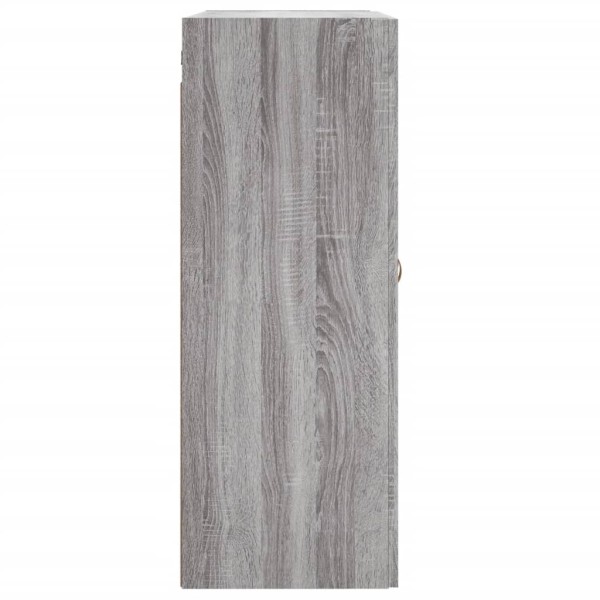 Armario de pared madera ingeniería gris Sonoma 69,5x34x90 cm