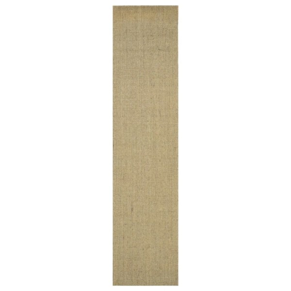 Alfombra de sisal natural verde 80x350 cm