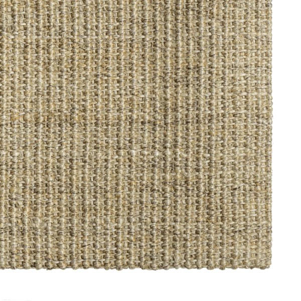 Alfombra de sisal natural verde 80x350 cm