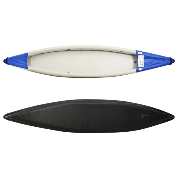 Kayak inflable poliéster azul 424x81x31 cm