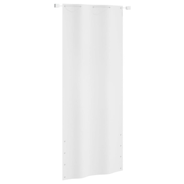 Toldo pantalla para balcón tela oxford blanco 100x240 cm