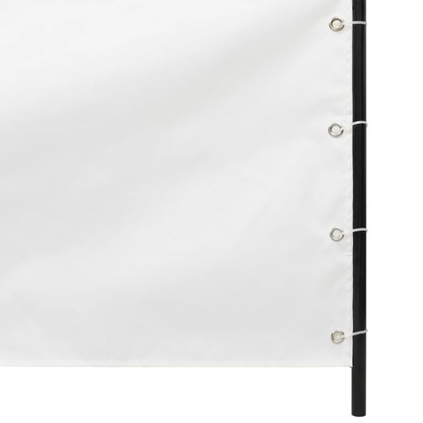 Toldo pantalla para balcón tela oxford blanco 100x240 cm