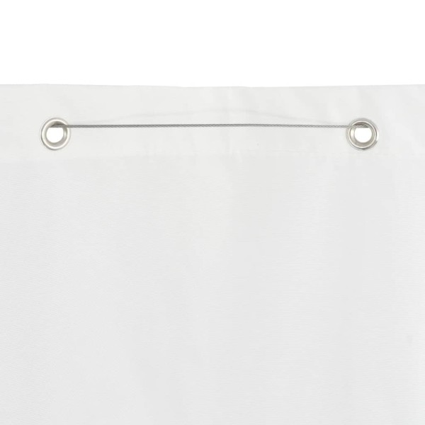 Toldo pantalla para balcón tela oxford blanco 100x240 cm