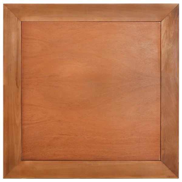 Mesa de centro de madera maciza caoba 68x68x30 cm