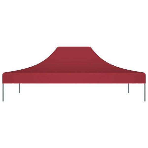 Techo de carpa para celebraciones burdeos 4,5x3 m 270 g/m²