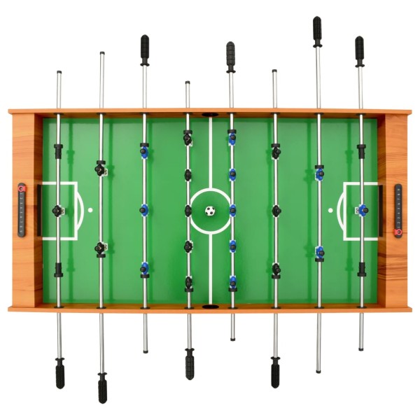 Futbolín plegable marrón claro 121x61x80 cm