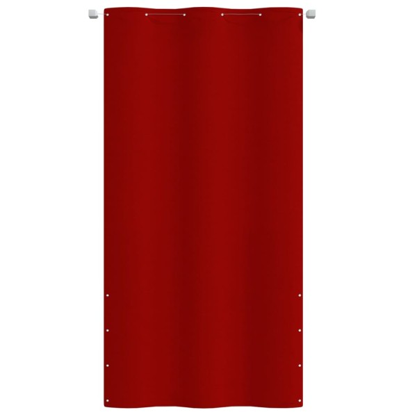 Toldo para balcón de tela oxford rojo 120x240 cm