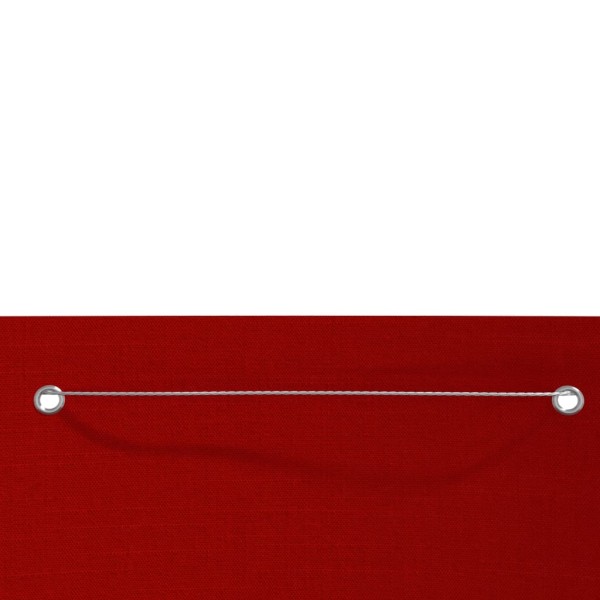 Toldo para balcón de tela oxford rojo 120x240 cm