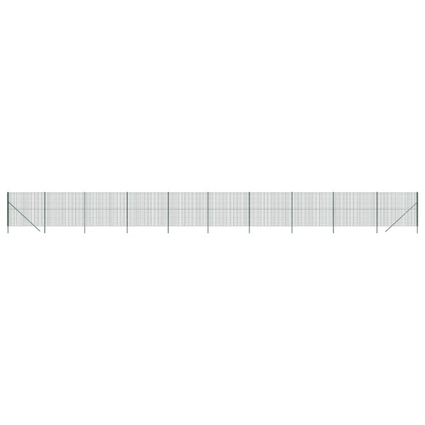 Cerca de alambre de acero galvanizado verde 2,2x25 m