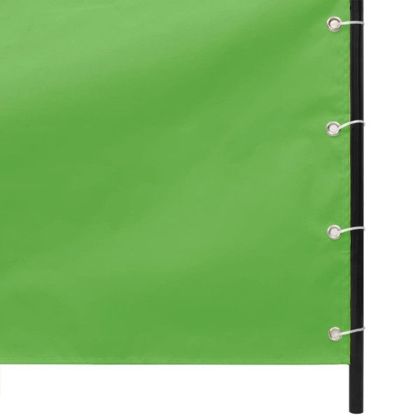 Toldo pantalla para balcón tela oxford verde claro 80x240 cm