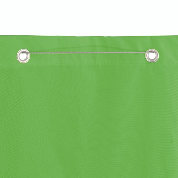 Toldo pantalla para balcón tela oxford verde claro 80x240 cm