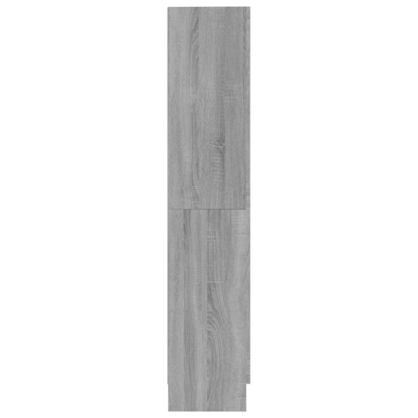 Estantería madera contrachapada gris Sonoma 82,5x30,5x150 cm