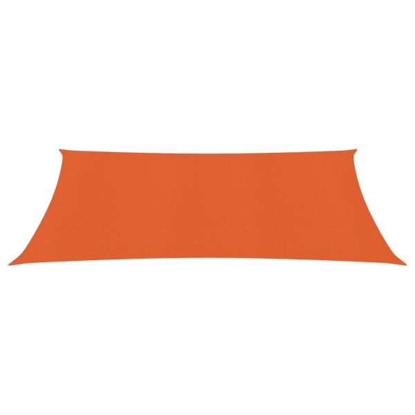 Toldo de vela HDPE naranja 160 g/m² 2x4,5 m