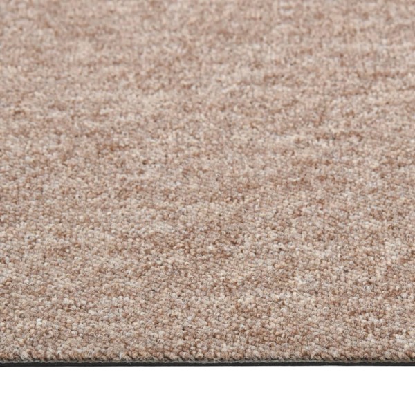 Baldosas de suelo de moqueta 20 uds 5 m² 50x50 cm beige