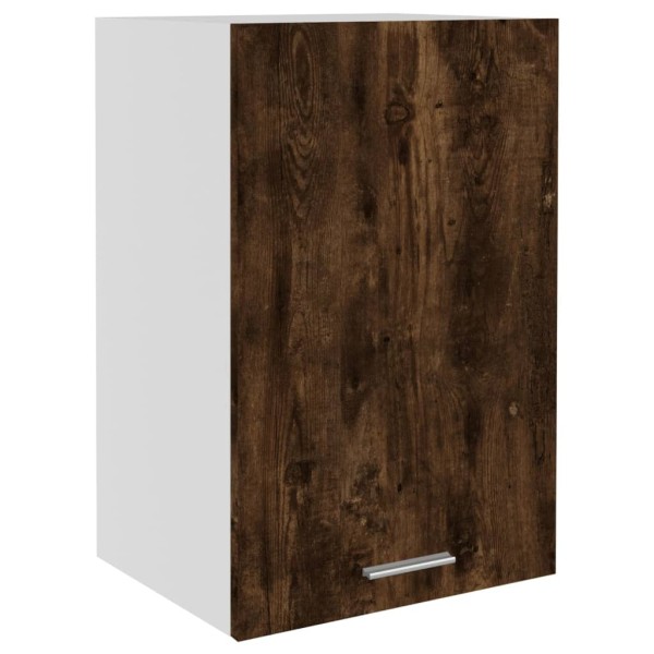 Mueble de TV colgante madera roble ahumado 39,5x31x60 cm